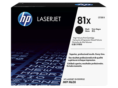 Picture of HP 81X High Yield Black Original LaserJet Toner Cartridge