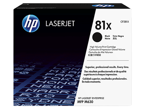 Picture of HP 81X High Yield Black Original LaserJet Toner Cartridge