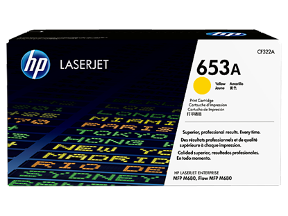 Picture of HP 653A Yellow Original LaserJet Toner Cartridge