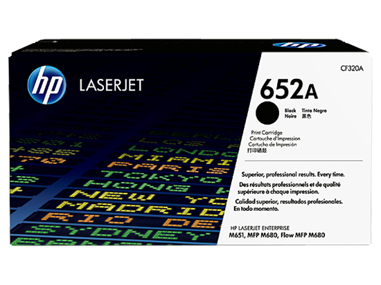 Picture of HP 652A Black Original LaserJet Toner Cartridge