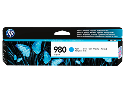 Picture of HP 980 Cyan Original Ink Cartridge