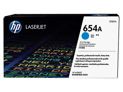 Picture of HP 654A Cyan Original LaserJet Toner Cartridge