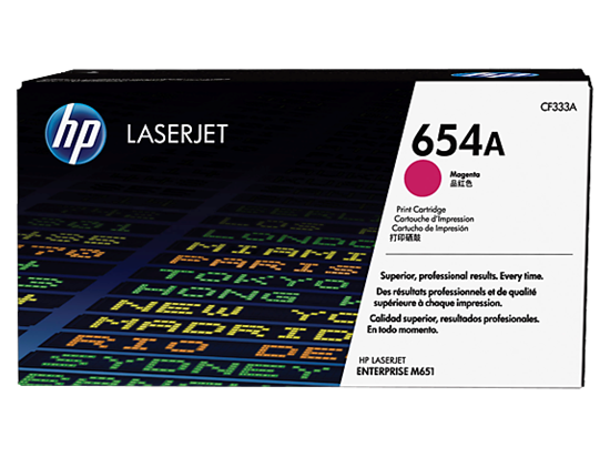 Picture of HP 654A Magenta Original LaserJet Toner Cartridge