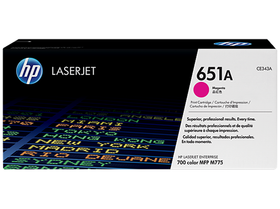 Picture of HP 651A Magenta Original LaserJet Toner Cartridge