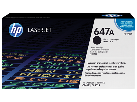 Picture of HP 647A Black Original LaserJet Toner Cartridge