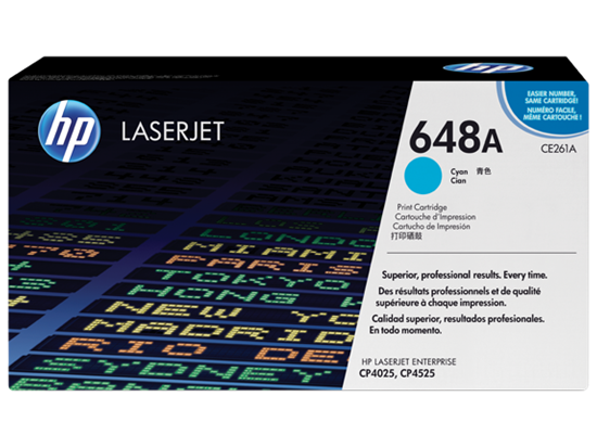 Picture of HP 648A Cyan Original LaserJet Toner Cartridge