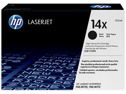 Picture of HP 14X High Yield Black Original LaserJet Toner Cartridge