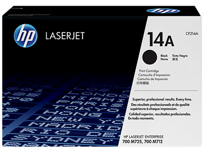 Picture of HP 14A Black Original LaserJet Toner Cartridge