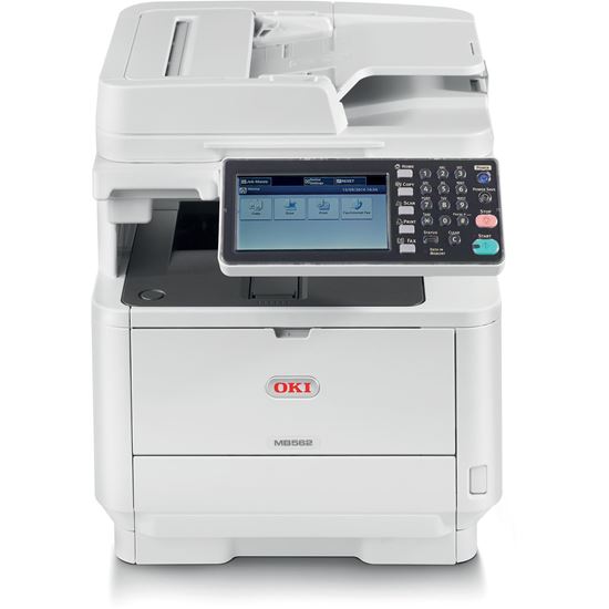 Picture of Oki MB562W LED Multifunction Printer - Monochrome - Copier/Fax/Printer/Scanner - 62445101